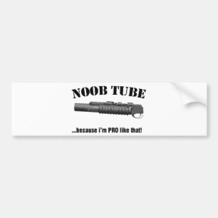 Noob Tube PRO Bumper Sticker