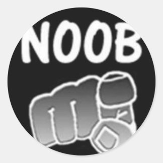 noobs classic round sticker