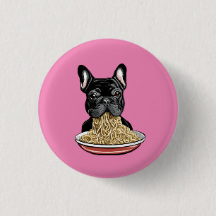 Noodle Eater 1 Inch Round Button