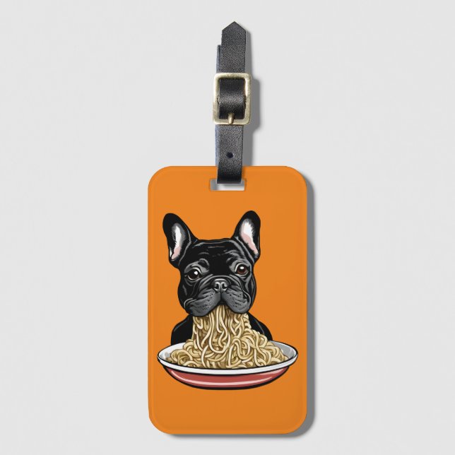 Noodle Eater Luggage Tag (Front Vertical)