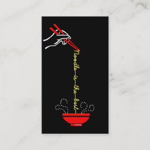 Noodle is the best business card