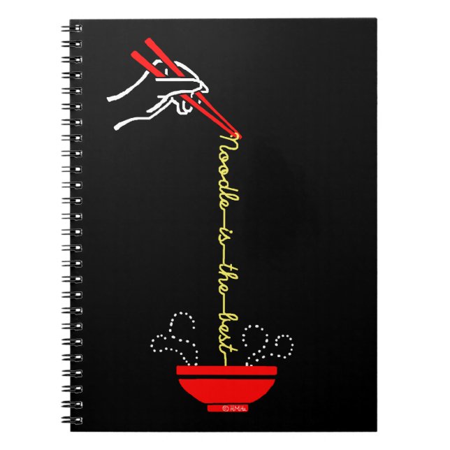 Noodle is the best notebook (Front)