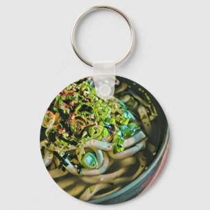 Noodle lover design keychain