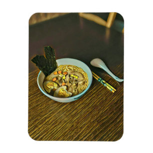 Noodle lover design magnet
