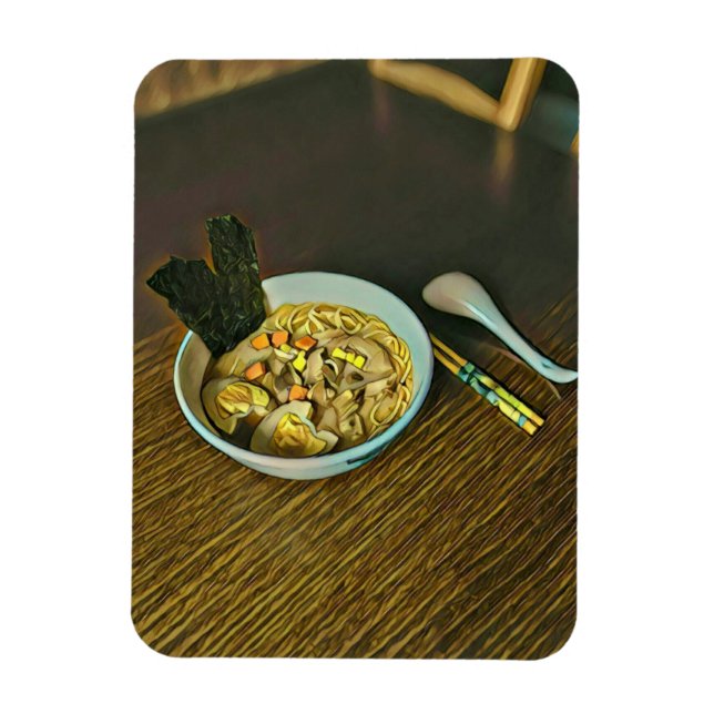 Noodle lover design magnet (Vertical)