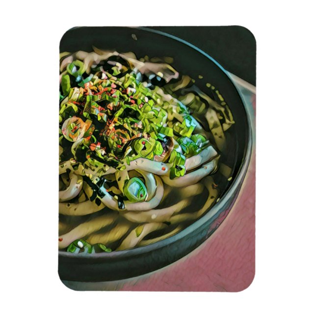 Noodle lover design magnet (Vertical)