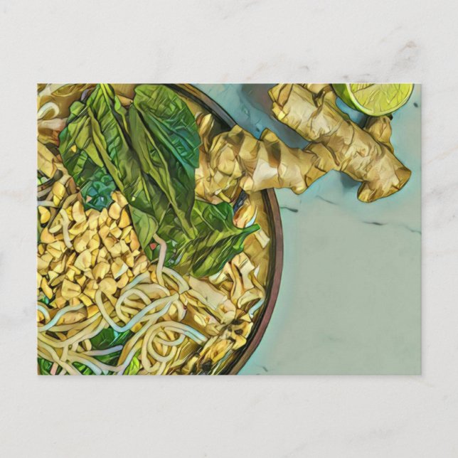 Noodle lover gift postcard (Front)
