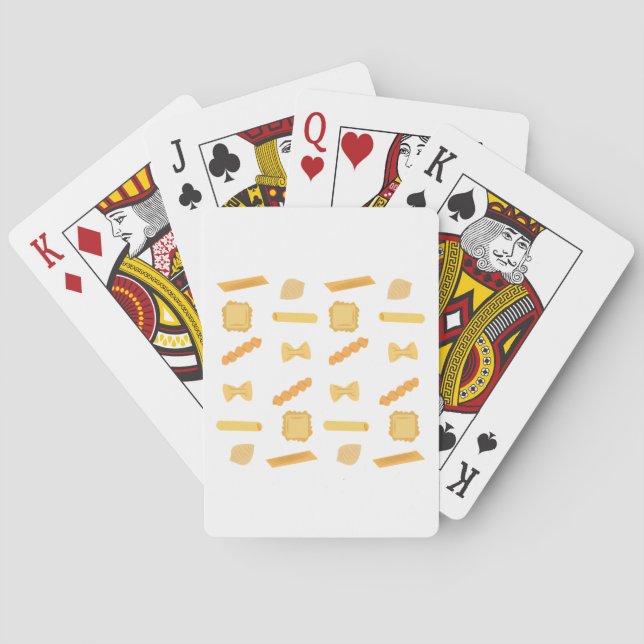 Noodle Shapes Playing Cards (Back)