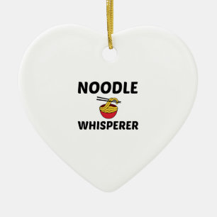 NOODLE WHISPERER CERAMIC ORNAMENT