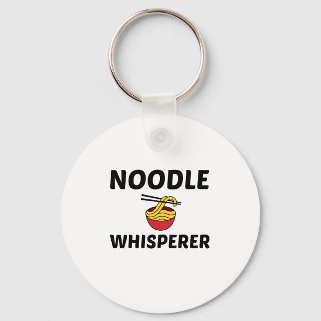 NOODLE WHISPERER KEYCHAIN (Front)