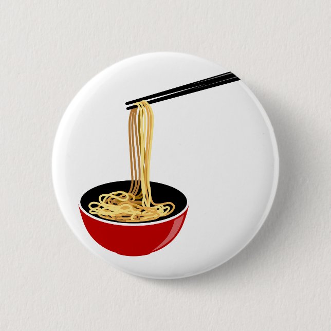 Noodles 2 Inch Round Button (Front)
