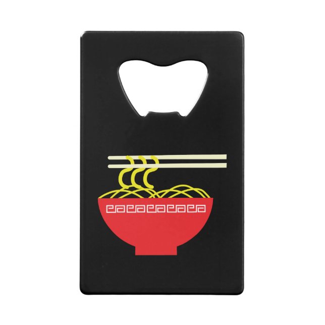Noodles Credit Card Bottle Opener (Front)