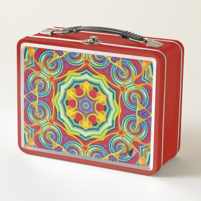 Noodles Kaleidoscope Lunchbox métallique (Devant)