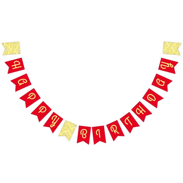 Noodles Pasta Kid 1st Birthday Party Italian Bunting Flags (All)