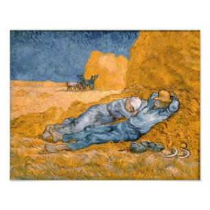 Noon – Rest from Work by Vincent Van Gogh Photo Print
