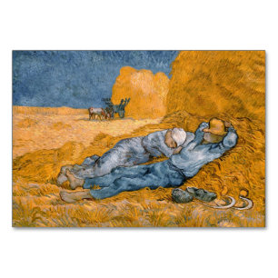 Noon – Rest from Work by Vincent Van Gogh Table Number