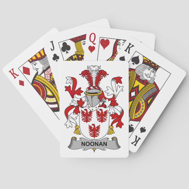 Noonan Family Crest Playing Cards (Back)