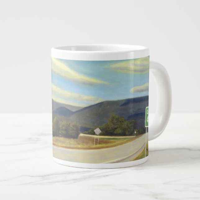 Noonlight in Vermont Large Coffee Mug (Front Right)
