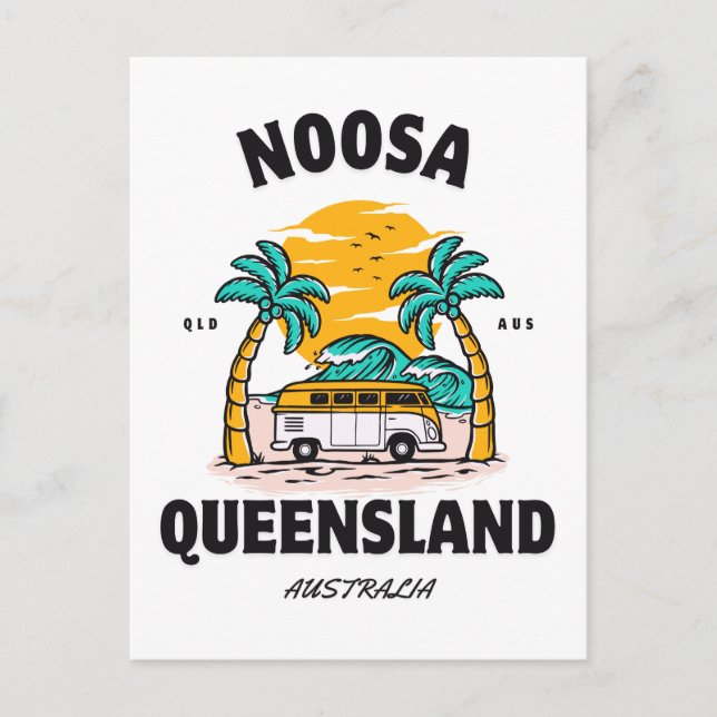 Noosa beach Queensland  Postcard (Front)