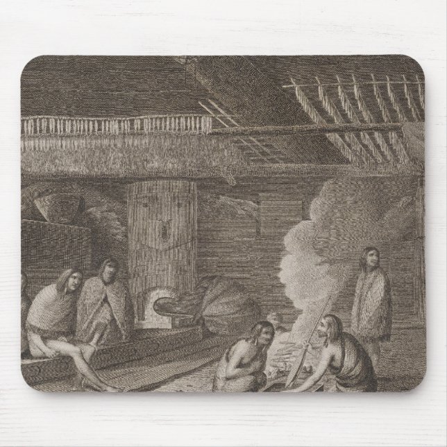 Nootka house, British Columbia Mouse Pad (Front)