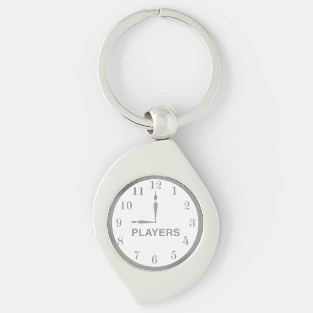 NOP Clock Logo keychain (Front)