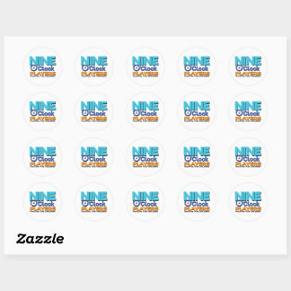 NOP Colour Logo stickers