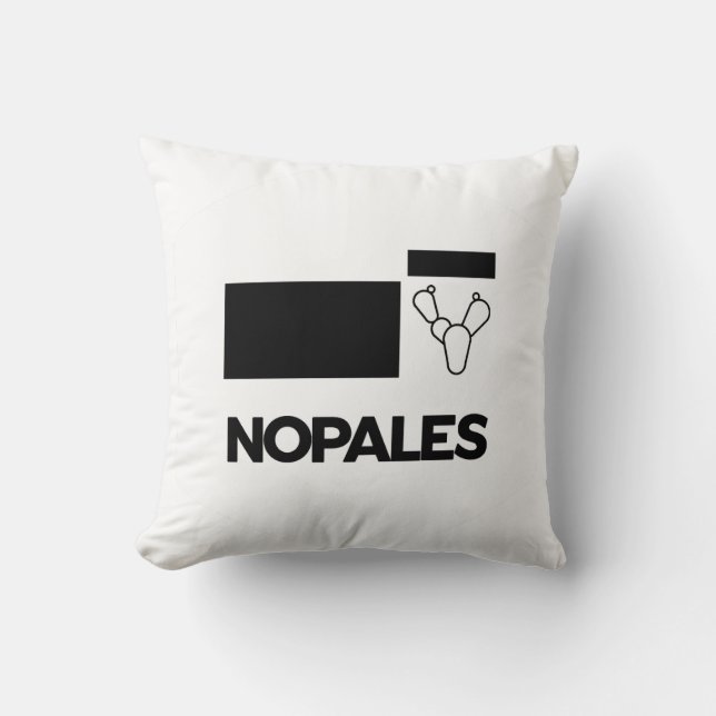 Nopales.io Throw Pillows (Front)