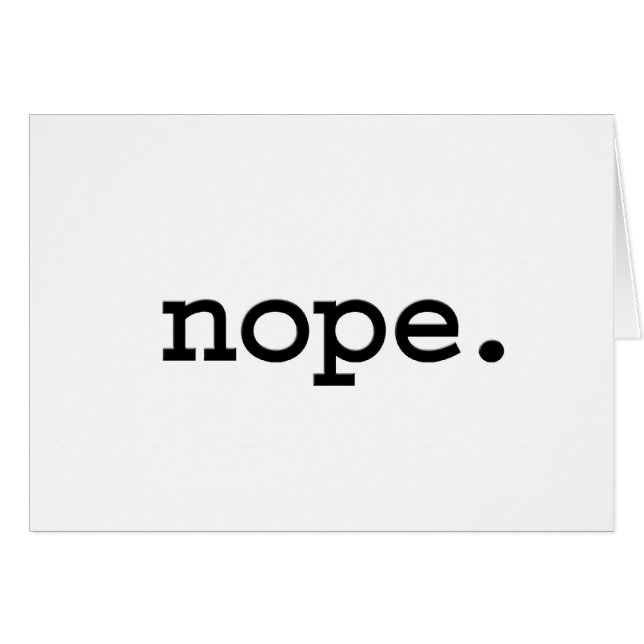 nope. (Front Horizontal)