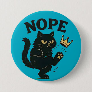 nope 3 inch round button