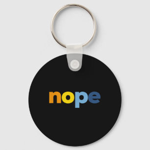 Nope Aroace Pride Lgbtq - Lgbt Aro Ace Aromantic A Keychain