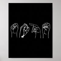 Nope Asl Pro Deaf Awareness Sign Language Interpre