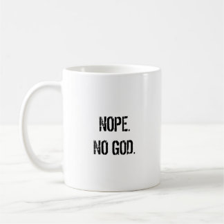Nope. Aucun Dieu. - Tasse athée