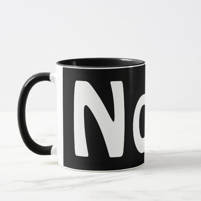 Nope coffee cup (Left)