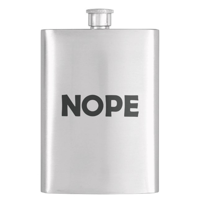 NOPE HIP FLASK (Front)