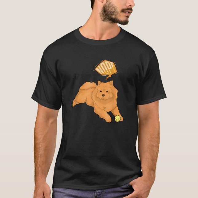 Nope Lazy Chow Chow Funny Chow Dog  T-Shirt (Front)