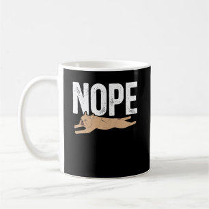 Nope Lazy French Bulldog Coffee Mug