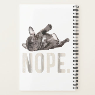 Nope Lazy French Bulldog Lover Cadeau