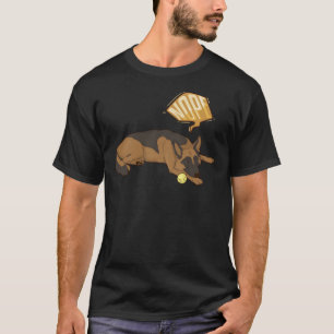 Nope! Lazy German Shepherd Funny German Shepherd D T-Shirt
