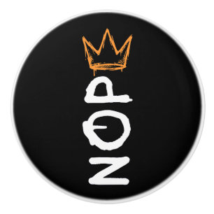 Nope No Kings America Democracy Anti-Trump I Ceramic Knob