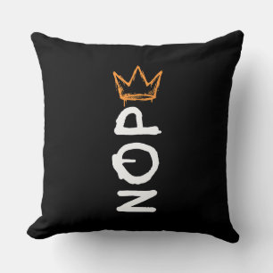 Nope No Kings America Democracy Anti-Trump I Throw Pillow