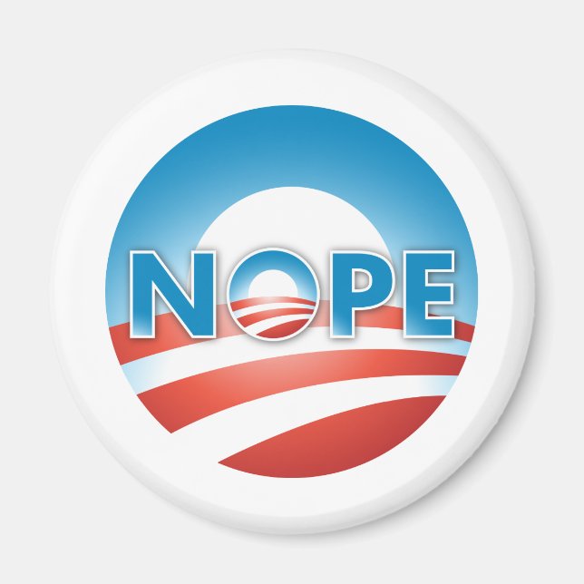 NOPE NO WAY MAGNET (Front)