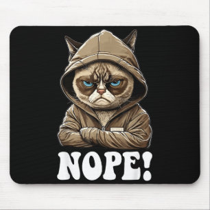 Nope! Nope - Employee Work Colleagues Teenager Cat Mouse Pad