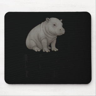 Nope Not Today Cute Mars The Hip Funny Lazy Quote Mouse Pad