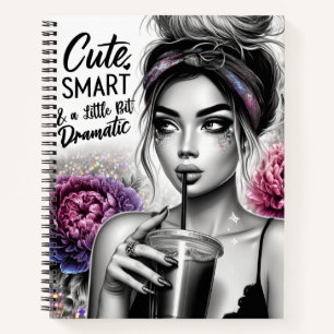 Nope not today sassy woman funny women sister mom notebook