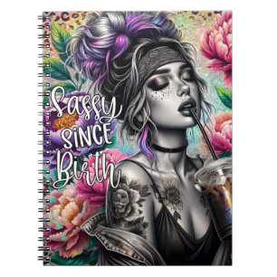 Nope not today sassy woman funny women sister mom notebook