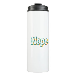 Nope Retro Thermal Tumbler