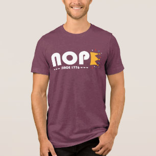 Nope Since 1776 No Kings Funny Tri-Blend Shirt