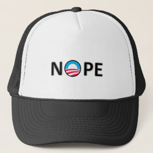 nope trucker hat
