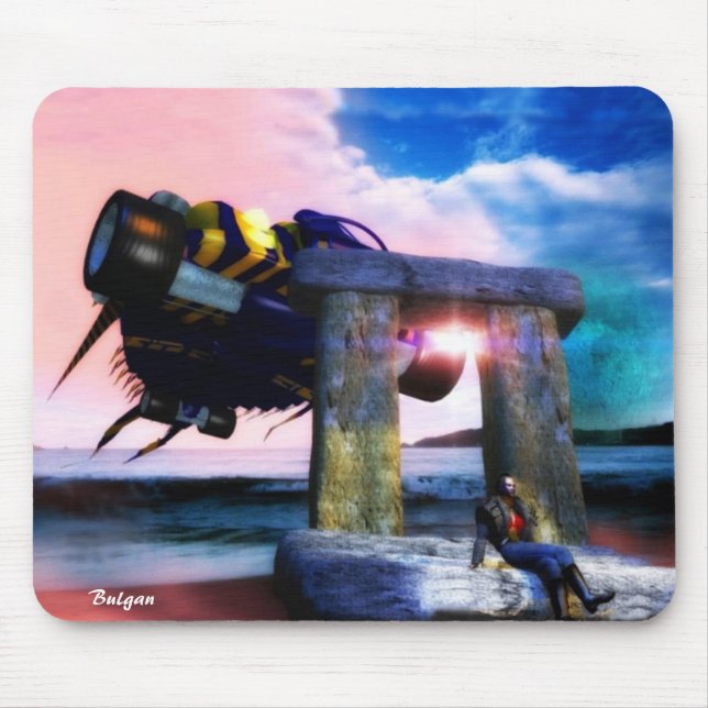 NORA, BACK TO THE FUTURE ,Science Fiction,Sci-Fi Mouse Pad (Front)