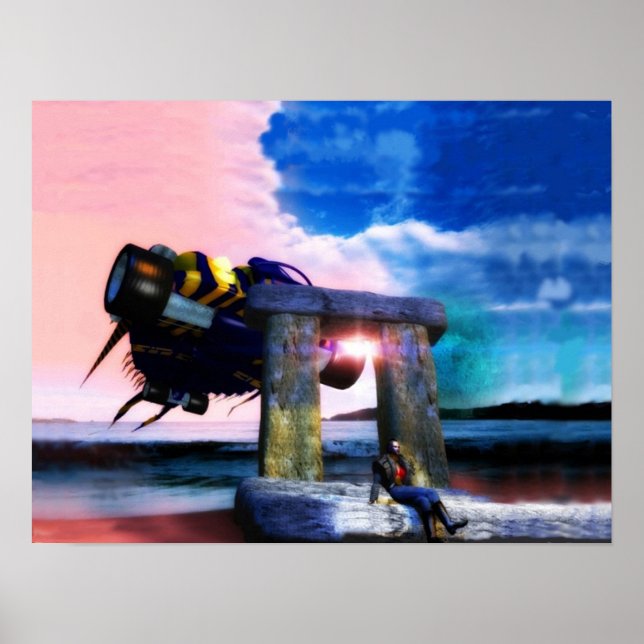 NORA, BACK TO THE FUTURE ,Science Fiction,Sci-Fi Poster (Front)